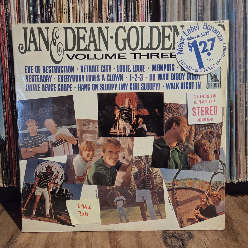Jan & Dean Golden Hits Volume Three Vinyl Record